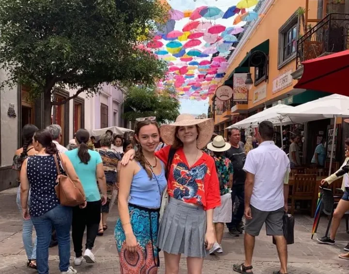 TEFL trainees exploring Tlaquepaque near Guadalajara