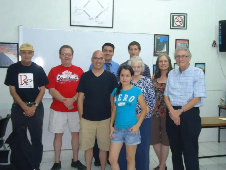 TEFL trainees in Mexico at the end of their training in the classroom
