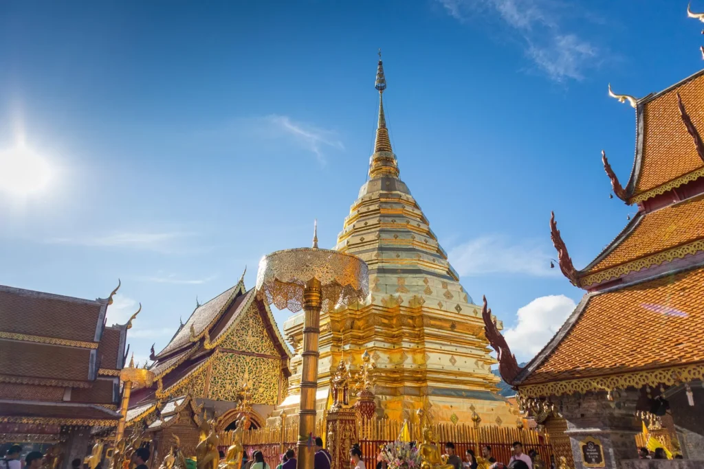 Wat Phra That Doi Suthep temple in Chiang Mai, Thailand