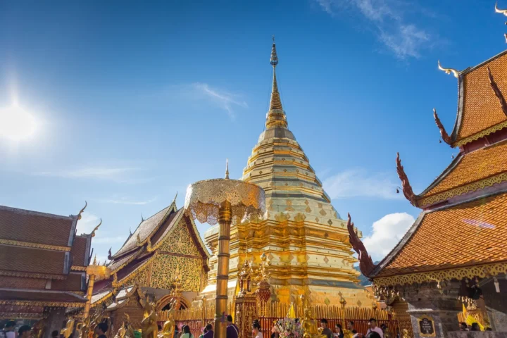 Wat Phra That Doi Suthep temple in Chiang Mai, Thailand
